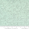 Moda Collections for a Cause: Etchings 44337-12 Wise Words Text Aqua | Per Half Yard