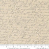 Moda Collections for a Cause: Etchings LINEN 44337-11L Wise Words Text LINEN Parchment | Per Half Yard
