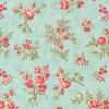 Moda Collections for a Cause: Etchings 44331-12 Garden Floral Aqua | Per Half Yard