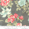 Moda Collections for a Cause: Etchings 44330-15 Bold Blossoms Lg Charcoal | Per Half Yard