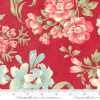 Moda Collections for a Cause: Etchings 44330-13 Bold Blossoms Lg Red | Per Half Yard