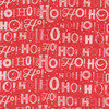 Studio E - Vintage Whisper From Santa 7028-88  Red Ho Ho Ho | Per Half Yard