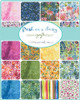 Quilt for Sale:  Charmed Panel Quilt 54"x72" featuring fabrics by Create Joy Project