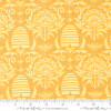 Moda Honey & Lavender 56082-24 Daisy Yellow Beeskep Damask | Per Half Yard