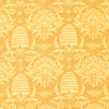 Moda Honey & Lavender 56082-24 Daisy Yellow Beeskep Damask | Per Half Yard