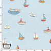 Michael Miller Sunshine and Sandcastles DC11087 Breeze Sailboats Sail With Me| Per Half Yard