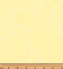 Benartex Whispering Lilies  03627-03B Jackie Scroll Light Yellow Tonal | Per Half Yard