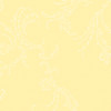 Benartex Whispering Lilies  03627-03B Jackie Scroll Light Yellow Tonal | Per Half Yard