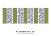 Benartex Whispering Lilies 16227-45 Whispering Lilies Stripe Leaf Green Multi | Per Half Yard