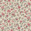 Moda French General Antoinette 13952 11 Pearl Picardie Small Floral| Per Half Yard