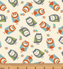 Benartex Hello Pumpkin 16287-70 Owl Family Cream | Per Half Yard