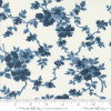 Moda Shoreline by Camille Rosskelley 55306-24 Getaway Floral Cream Navy| Per Half Yard