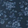 Moda Shoreline by Camille Rosskelley 55300-24 Cottage Large Floral Navy | Per Half Yard