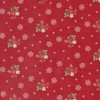 Moda A Christmas Carol by Deb Strain 44355 13 Crimson Floral Flurries | Per Half Yard