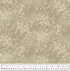 Windham 108" Wide Quilt Back 53809W Garden Tale Floral Vine Almond | SOLD BY THE HALF-YARD