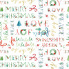 Clothworks Santa Paws Y4429-1 Digital Words Festive Christmas | SOLD BY THE HALF-YARD