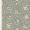 Tilda Merry Little Christmas Paperscenes Duckegg 100629 | SOLD BY THE HALF-YARD