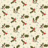 Glisten by Sandy Gervais for Riley Blake C16224 Holly Eggnog | SOLD BY THE HALF-YARD