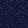 Timeless Treasures Metallic Snowflakes ICE-CM3467 NAVY | SOLD BY THE HALF-YARD