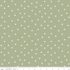 Riley Blake Sunflower Whispers C16673 Green Dots | SOLD BY THE HALF-YARD