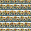 Wilmington Sunkissed by Nancy Mink 33915 547 Sunflowers  Repeating Stripe | SOLD BY THE HALF-YARD