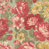 Moda Ambiance by 3 Sisters 44410 14 Mist Green Bouquets Large Floral | SOLD BY THE HALF-YARD