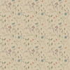Riley Blake Threads of Grace C16820 Taupe Main Sprigs Flowers | SOLD BY THE HALF-YARD