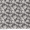 Riley Blake Ink & Ivory C16911 Gray Floral | SOLD BY THE HALF-YARD