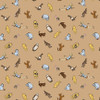 Riley Blake Winnie The Pooh C17003 Brown Characters | SOLD BY THE HALF-YARD