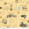 Riley Blake Winnie The Pooh C17000 Main Sunshine Characters Quotes| SOLD BY THE HALF-YARD