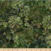 Hoffman Bali Batik Bold Floral X2634 96 Olive |SOLD BY THE HALF-YARD