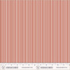 Windham Fabrics Front Porch 54867-9 Red Spindles Stripe | SOLD BY THE HALF-YARD