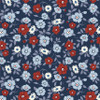 Windham Fabrics Front Porch 54860-1 Vining Blooms Navy | SOLD BY THE HALF-YARD