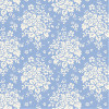Tilda Something Blue 100666 Picknic Sky Cream Blue Floral | SOLD BY THE HALF-YARD