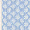 Tilda Something Blue 100666 Picknic Sky Cream Blue Floral | SOLD BY THE HALF-YARD