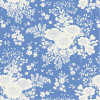 Tilda Something Blue 100663 Isolde Cornflower Blue Floral | SOLD BY THE HALF-YARD