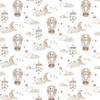 Figo Soaring Dreams 91240-10 White Hot Air Balloons | SOLD BY THE HALF-YARD