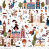 Spoonful Of Sugar by Riley Blake CD17080 Cloud Main Mary Poppins Fabric| SOLD BY THE HALF-YARD