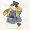 Friends & Flakes R501893P  PANEL Multi Snowmen and Snowwomen 8 Blocks 24" Panel by Marcus Fabrics