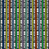 FIFA World Cup 2026 Officially Licensed Fabric | FIFA CORE COLLECTION 105-99 FIFA World Cup Strip Multi Black by Northcott | SOLD BY THE HALF-YARD