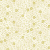 Hoffman Ornament Grove Y7807-20G Natural Gold Floral Vine Scroll Metallic | SOLD BY THE HALF-YARD