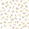 Serendipity by Leah Bisch for QT 32136-Z Floral Toss White | SOLD BY THE HALF-YARD