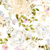 Serendipity by Leah Bisch for QT 32134-Z Large Floral White | SOLD BY THE HALF-YARD