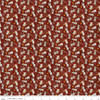 Riley Blake Northern Christmas Mice Red C17833 RED | SOLD BY THE HALF-YARD