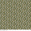 Riley Blake Northern Christmas Mice Red C17833 GREEN | SOLD BY THE HALF-YARD