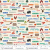 2026 All New England Shop Hop Fabric 55484D-6 Iconic New England Symbols and Names | SOLD BY THE HALF-YARD