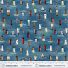 2026 All New England Shop Hop Fabric 55482D-4 Lighthouses | SOLD BY THE HALF-YARD