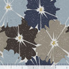 QT Fabrics Modern Refinement 31838-B Packed Contemporary Floral Blue | SOLD BY THE HALF-YARD