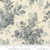 Breathtaking Blues by 3 Sisters for Moda - 44400 11 Bouquets Floral Porcelain | SOLD BY THE HALF-YARD