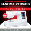 Janome Skyline 8 Embroidery Sewing + Quilting Combo Machine